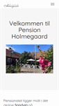 Mobile Screenshot of pensionholmegaard.dk